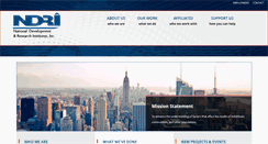 Desktop Screenshot of ndri.org