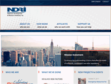 Tablet Screenshot of ndri.org